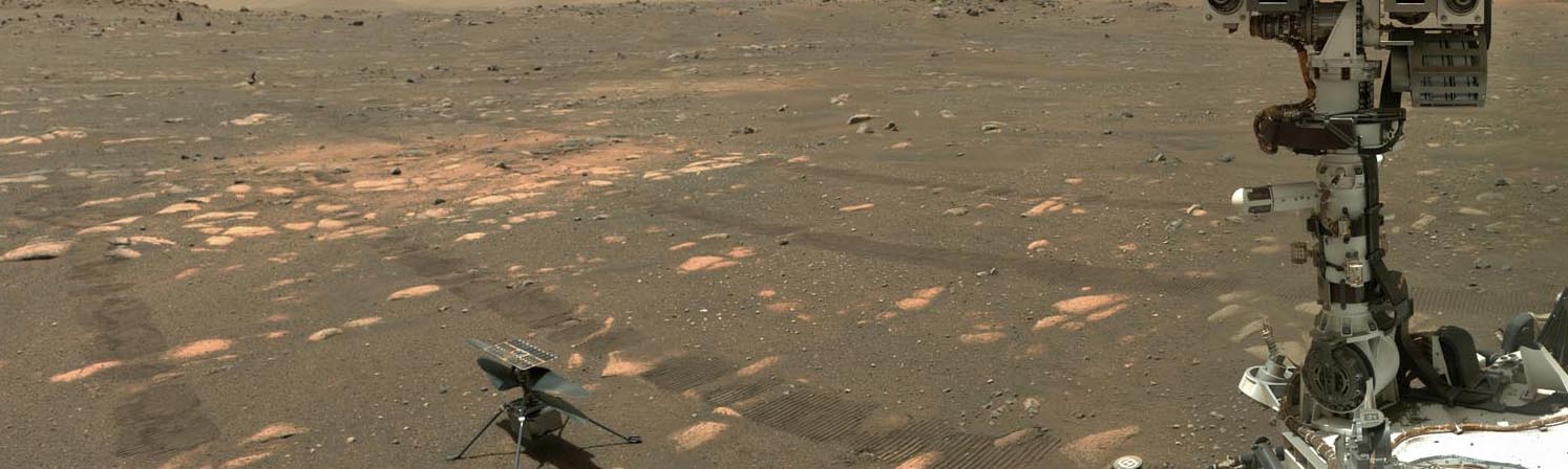 Perseverance und Ingenuity auf dem Mars